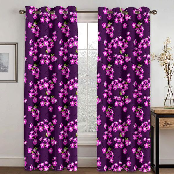 curtain & drapes purple flower pattern printed perforated blackout curtains for living room and bedroom 90% machine washable
curtain & drapes purple flower pattern printed perforated blackout curtains for living room and bedroom 90% machine washable