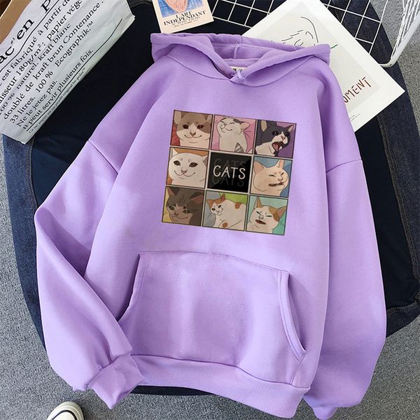 2021 new cut cat print oversized sweatshirt hoody itself style women's kawaii hoodies for women clothes harajuku ru5b, Black
2021 new cut cat print oversized sweatshirt hoody itself style women's kawaii hoodies for women clothes harajuku ru5b, Black