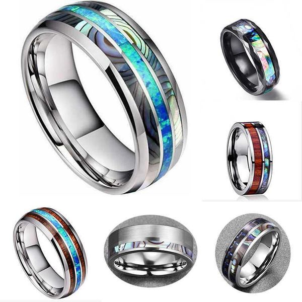 wedding rings 8mm luxury stainless steel carbide ring blue fire opal & shell inlay for men women engagement, Slivery;golden
wedding rings 8mm luxury stainless steel carbide ring blue fire opal & shell inlay for men women engagement, Slivery;golden