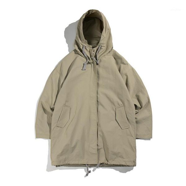 men's jackets 2021 autunm men hip hop hooded mens solid outwear coat male black streetwear hoody trench jacket m-5xl, Black;brown
men's jackets 2021 autunm men hip hop hooded mens solid outwear coat male black streetwear hoody trench jacket m-5xl, Black;brown