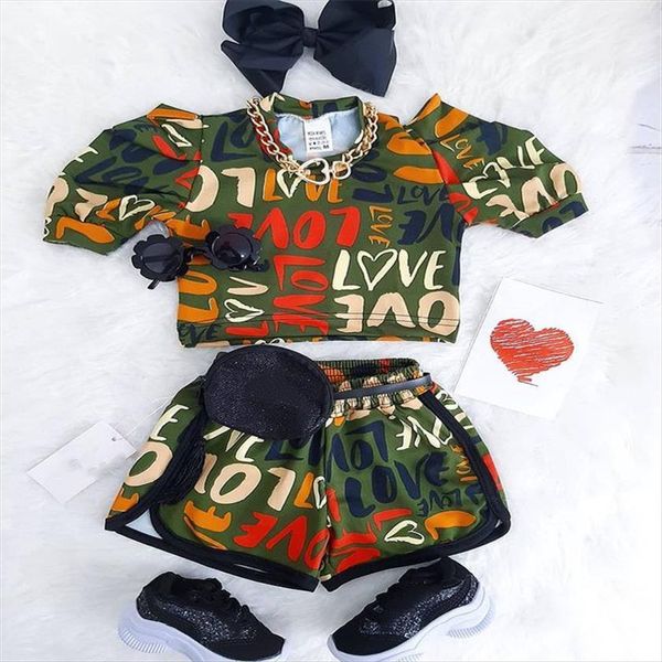 valentines day 1 6y summer fashion kids girls clothes sets love letter print puff sleeve t shirts shorts 2pcs, White
valentines day 1 6y summer fashion kids girls clothes sets love letter print puff sleeve t shirts shorts 2pcs, White