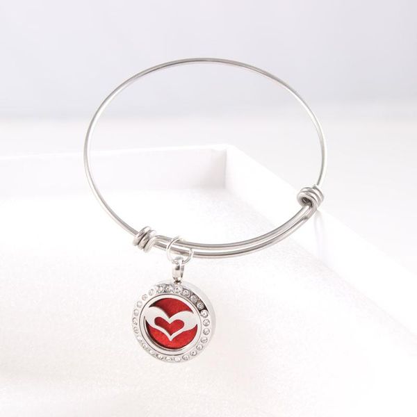 bangle love heart (20mm) bracelet with expandable wire essential oils crystals diffuser locket bracelets for women gift, Black
bangle love heart (20mm) bracelet with expandable wire essential oils crystals diffuser locket bracelets for women gift, Black