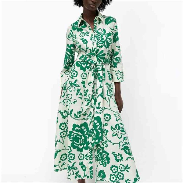 traf za green dress women shirt summer long sleeve print dresses woman elegant belt beach casual womens dresses, Black;gray
traf za green dress women shirt summer long sleeve print dresses woman elegant belt beach casual womens dresses, Black;gray