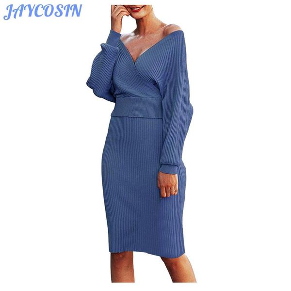 two piece dress jaycosin clothes 2pcs women sets knit sweater v neck batwing sleeve crop and long skirt 2 outfits, White
two piece dress jaycosin clothes 2pcs women sets knit sweater v neck batwing sleeve crop and long skirt 2 outfits, White