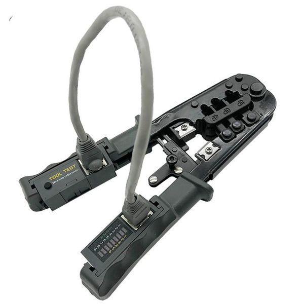 professional hand tool sets multifunctional rj45 network cable crimper 8p6p4p three-purpose tester ratchet squeeze crimping wire pliers
professional hand tool sets multifunctional rj45 network cable crimper 8p6p4p three-purpose tester ratchet squeeze crimping wire pliers
