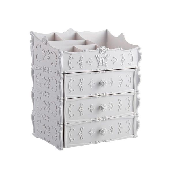storage boxes & bins 1pc 3-drawer style makeup cosmetics jewelry box case rack organizer (nordic white)
storage boxes & bins 1pc 3-drawer style makeup cosmetics jewelry box case rack organizer (nordic white)