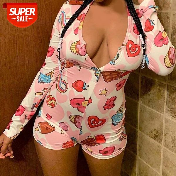 2020 Sexy Women Deep V-neck Bodycon Sleepwear Jumpsuit Button Bodysuit Shorts Romper Bodysuit Leotard Long Sleeve Print #Pf7s, White
2020 Sexy Women Deep V-neck Bodycon Sleepwear Jumpsuit Button Bodysuit Shorts Romper Bodysuit Leotard Long Sleeve Print #Pf7s, White