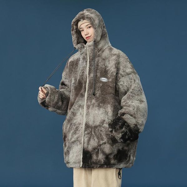 women's fur & faux autumn winter coat women streetwear hooded long sleeve lamb wool korean plus size loose thick warm jacket t533, Black
women's fur & faux autumn winter coat women streetwear hooded long sleeve lamb wool korean plus size loose thick warm jacket t533, Black
