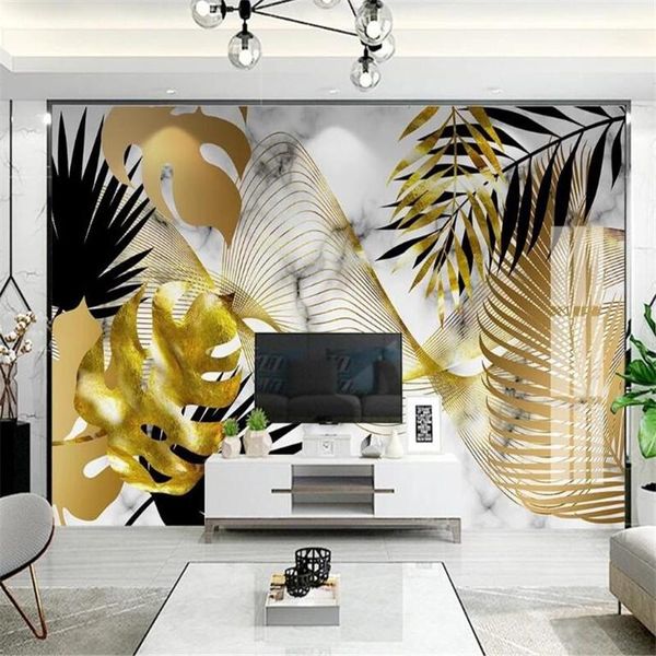 wallpapers milofi custom 3d wallpaper mural nordic hand-painted tropical plants golden leaves abstract curve jazz white tv background wall
wallpapers milofi custom 3d wallpaper mural nordic hand-painted tropical plants golden leaves abstract curve jazz white tv background wall