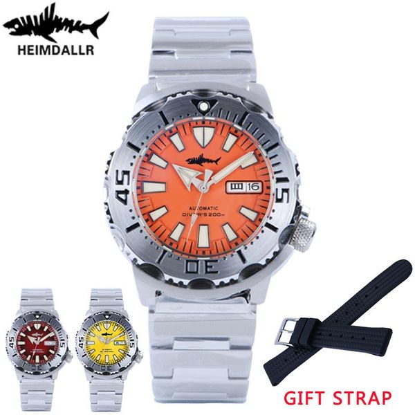 wristwatches heimdallr monster 200-meter diving watch nh36a movement automatic mechanical c3 luminous men's orologio da uomo, Slivery;brown
wristwatches heimdallr monster 200-meter diving watch nh36a movement automatic mechanical c3 luminous men's orologio da uomo, Slivery;brown