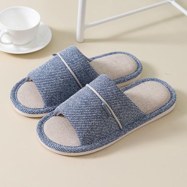 slippers tzldn 2021 men/women summer soft flax indoor home flip flops open toe sandals ladies flat casual slides beach shoe, Black
slippers tzldn 2021 men/women summer soft flax indoor home flip flops open toe sandals ladies flat casual slides beach shoe, Black