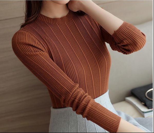 fashion women autumn winter sweaters elastic slim warm tight bottoming sweater women elegant knitted pullover drop shipping, White;black
fashion women autumn winter sweaters elastic slim warm tight bottoming sweater women elegant knitted pullover drop shipping, White;black