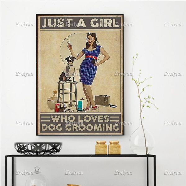 paintings just a girl who love dog grooming retro poster, lover gifts, home decor canvas wall art prints living room decoration gift
paintings just a girl who love dog grooming retro poster, lover gifts, home decor canvas wall art prints living room decoration gift