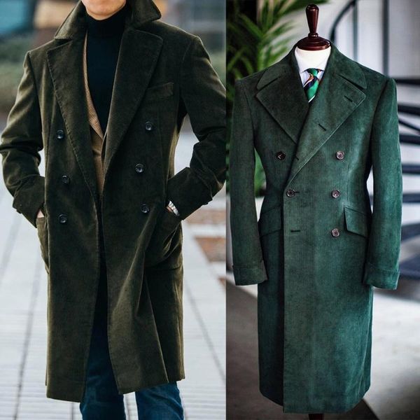 men's suits & blazers spring/autumn green corduroy mens trench suit jacket slim fit coat double breasted overcoat smoking blazer trajes, White;black
men's suits & blazers spring/autumn green corduroy mens trench suit jacket slim fit coat double breasted overcoat smoking blazer trajes, White;black