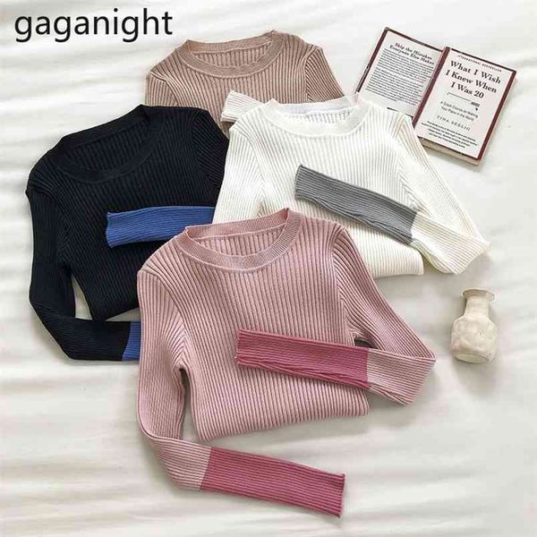 colorblock sweater women autumn winter long sleeve pullovers o-neck sweaters office lady chic korean knit slim 210601, White
colorblock sweater women autumn winter long sleeve pullovers o-neck sweaters office lady chic korean knit slim 210601, White