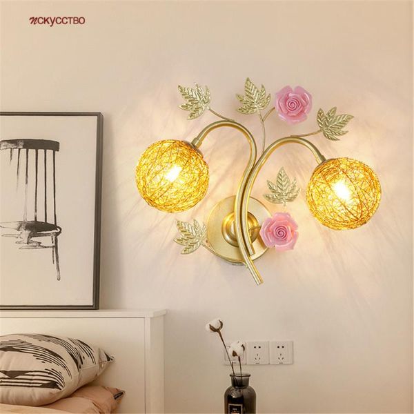 wall lamp american cottagecore flowers aluminum ball led country loft decor corridor living room sconce retro industrial lights
wall lamp american cottagecore flowers aluminum ball led country loft decor corridor living room sconce retro industrial lights