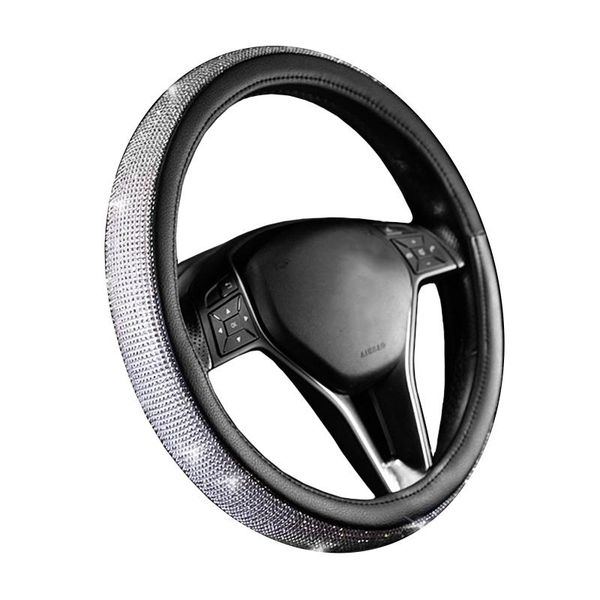 steering wheel covers pu leather car cover bling crystal rhinestone steering-wheel for auto interior accessories
steering wheel covers pu leather car cover bling crystal rhinestone steering-wheel for auto interior accessories