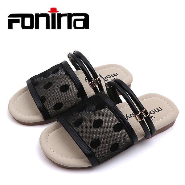 slipper fonirra 2021 summer mesh polka dot slippers girls beach sandals kids outside slides soft sole children' 631, Black;grey
slipper fonirra 2021 summer mesh polka dot slippers girls beach sandals kids outside slides soft sole children' 631, Black;grey