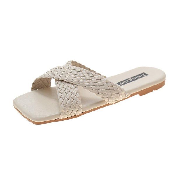 slippers solid leather flip flops flat 2021 summer slipper women shoes woman slides square toe wave beach plus size, Black
slippers solid leather flip flops flat 2021 summer slipper women shoes woman slides square toe wave beach plus size, Black