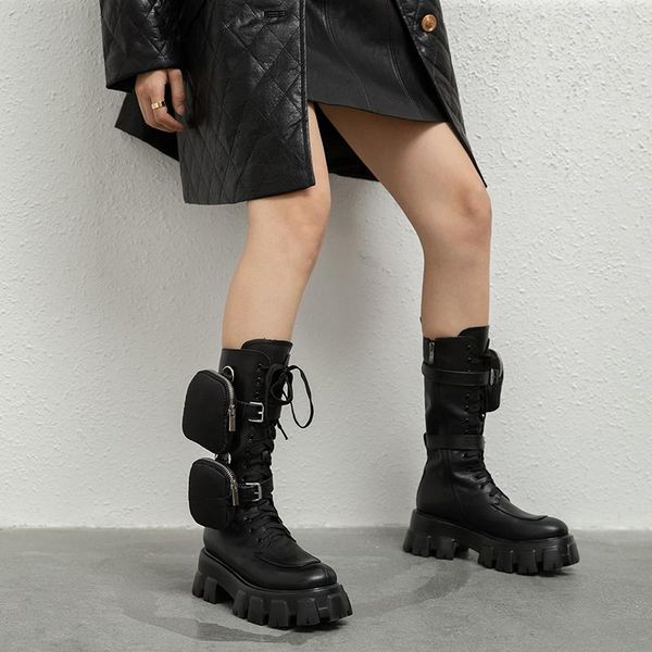 boots 2021 winter high-end handmade custom huang shengyi the same thick-soled, Black
boots 2021 winter high-end handmade custom huang shengyi the same thick-soled, Black