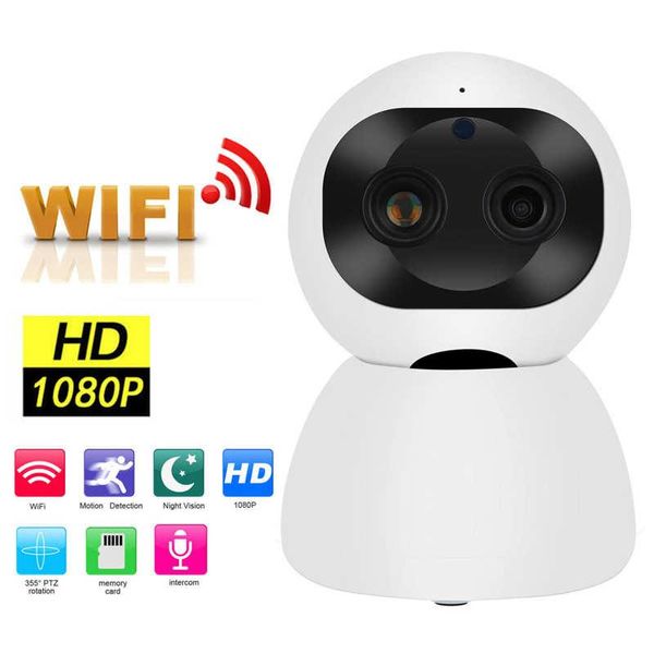 1080p wifi ptz camera dual lens motion detection 2-way audio infrared nigh vision security cctv 100-240v
1080p wifi ptz camera dual lens motion detection 2-way audio infrared nigh vision security cctv 100-240v