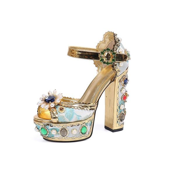 women's shoes europeanamerican diamond-studded fish mouth high heels waterproof platform thick heels nightclub high heel sandal, Black
women's shoes europeanamerican diamond-studded fish mouth high heels waterproof platform thick heels nightclub high heel sandal, Black