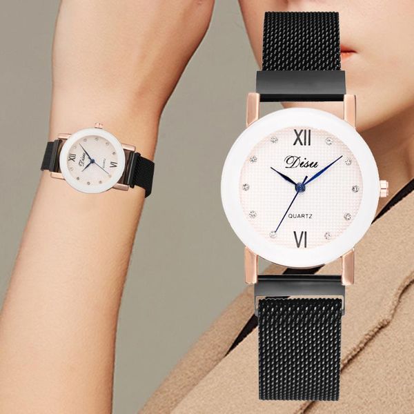 wristwatches female male clocks simple ladies watch color cool frosted dial ladie quartz mesh belt luxury casual clock, Slivery;brown
wristwatches female male clocks simple ladies watch color cool frosted dial ladie quartz mesh belt luxury casual clock, Slivery;brown