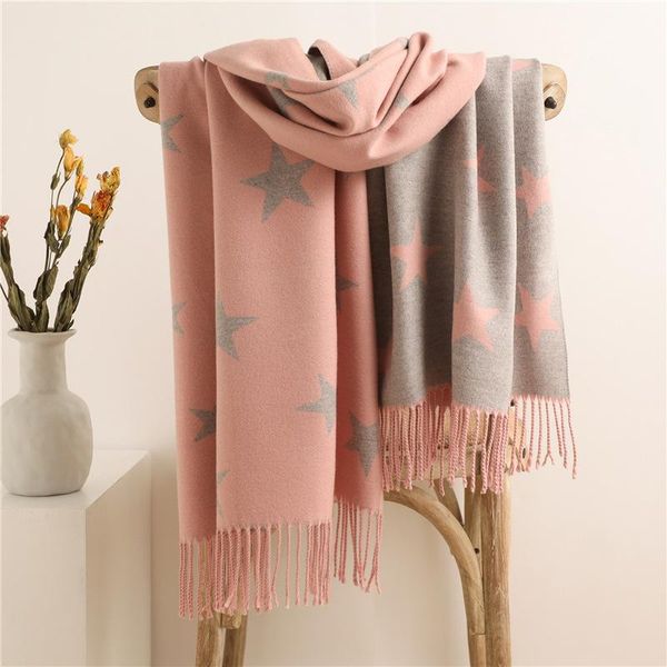 scarves 2022 stars cashmerer scarf women thick warm winter blanket shawl and wraps female bufanda tassel pashmina stoles, Blue;gray
scarves 2022 stars cashmerer scarf women thick warm winter blanket shawl and wraps female bufanda tassel pashmina stoles, Blue;gray