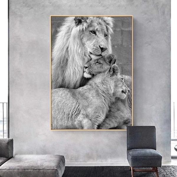 paintings black and white picture lions poster a mother with her 2 children canvas painting scandinavian cuadros wall art room home decor
paintings black and white picture lions poster a mother with her 2 children canvas painting scandinavian cuadros wall art room home decor