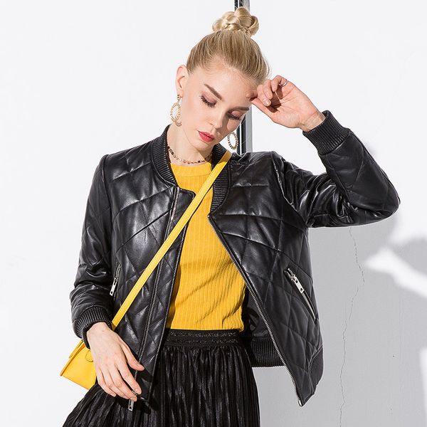 2021 new autumn sheep coat female short jackets real leather slim fashion winter jacket women pp083 057d, Black
2021 new autumn sheep coat female short jackets real leather slim fashion winter jacket women pp083 057d, Black