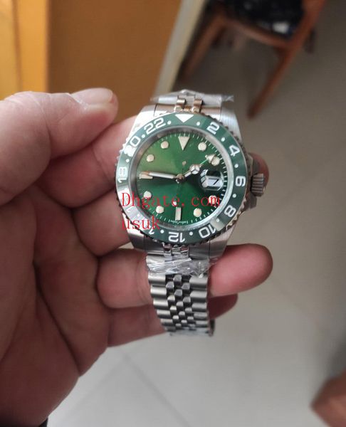 luxury mens watches 40mm 116710 green dial mechanical sapphire glass classic watch jubilee steel bracelet waterproof luminous real p, Slivery;brown
luxury mens watches 40mm 116710 green dial mechanical sapphire glass classic watch jubilee steel bracelet waterproof luminous real p, Slivery;brown
