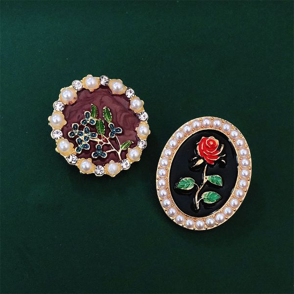 factory wholesale pearl bordered brooch flower rhinestone celebrity wind enamel pin women's cheongsam pressed breast flower coat access
factory wholesale pearl bordered brooch flower rhinestone celebrity wind enamel pin women's cheongsam pressed breast flower coat access