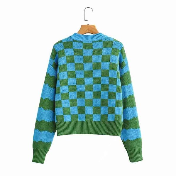 women's sweaters wixra o pescoço camisola feminina puxar femme xadrez listrado retalhos jumper casual design estilo senhoras novo quent, White;black
women's sweaters wixra o pescoço camisola feminina puxar femme xadrez listrado retalhos jumper casual design estilo senhoras novo quent, White;black