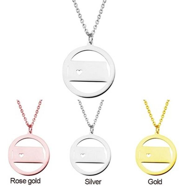 pendant necklaces europe and america 304 stainless steel map necklace united states north dakota pendants can custom women's jewelry, Silver
pendant necklaces europe and america 304 stainless steel map necklace united states north dakota pendants can custom women's jewelry, Silver