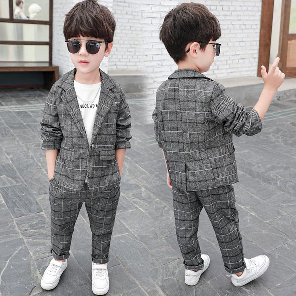 2021 new baby terno chess kids setup korean style clothes set slim fit formal wedding party nice blazer boy for 2-9 y kwqc, White
2021 new baby terno chess kids setup korean style clothes set slim fit formal wedding party nice blazer boy for 2-9 y kwqc, White