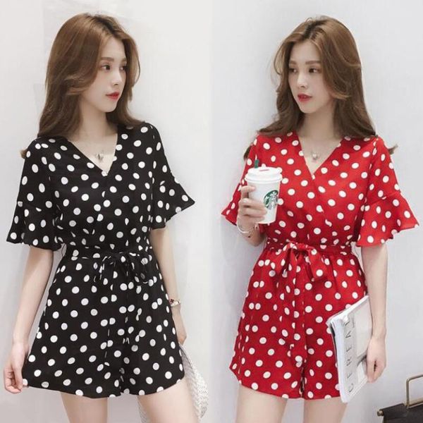 polka dot flare sleeve two piece set drawstring short pants tracksuit women o-neck long sleeve summer style women suits, Black;white
polka dot flare sleeve two piece set drawstring short pants tracksuit women o-neck long sleeve summer style women suits, Black;white
