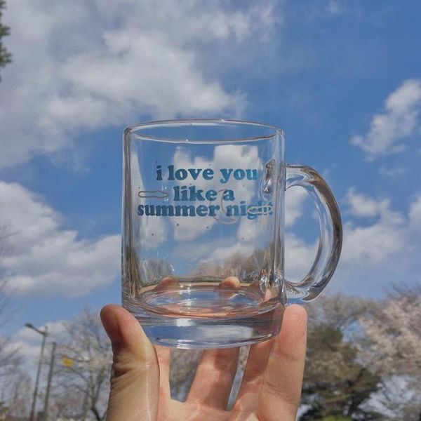 wine glasses summer confession cup (i love you like night) simple letter style glass water milk coffee breakfast family
wine glasses summer confession cup (i love you like night) simple letter style glass water milk coffee breakfast family