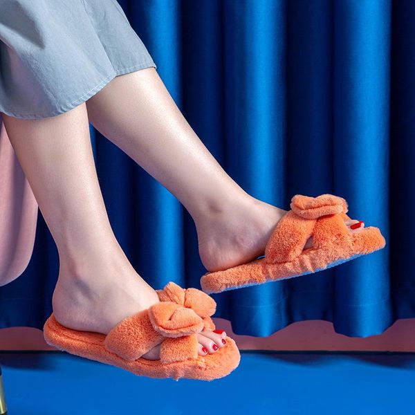 slippers women winter home cotton fashion bow warm bedroom couples solid color flat shoes soft keep, Black
slippers women winter home cotton fashion bow warm bedroom couples solid color flat shoes soft keep, Black