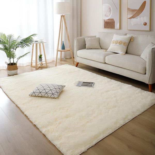 carpets plush carpet living room fluffy thickened bedroom non-slip soft casual solid color bedside blanket 
carpets plush carpet living room fluffy thickened bedroom non-slip soft casual solid color bedside blanket