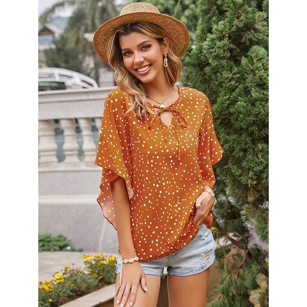 women's blouses & shirts spring summer chiffon shirt blouse women 2021 trumpet sleeve bow tie polka dot casual loose harajuku blusas fe, White
women's blouses & shirts spring summer chiffon shirt blouse women 2021 trumpet sleeve bow tie polka dot casual loose harajuku blusas fe, White