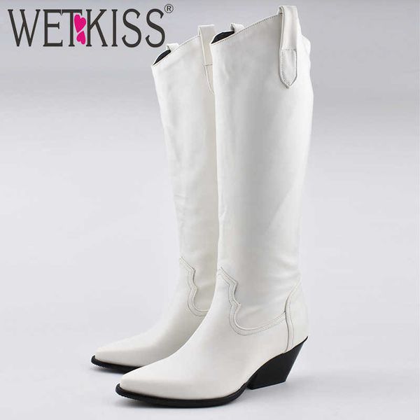 wetkiss knee high western boots women high heels cuban boot female pointed toe shoes ladies pu shoes winter big size 34-48 210630, Black
wetkiss knee high western boots women high heels cuban boot female pointed toe shoes ladies pu shoes winter big size 34-48 210630, Black