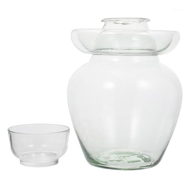 storage bottles & jars 1pc visible glass pickle jar household large capacity food sealed can (transparent)
storage bottles & jars 1pc visible glass pickle jar household large capacity food sealed can (transparent)