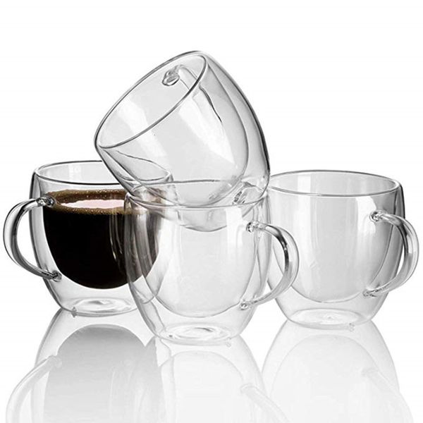 1/2/4pcs double wall heat ristant cup clear handmade tea drink healthy drink cups insulated coffee mugs
1/2/4pcs double wall heat ristant cup clear handmade tea drink healthy drink cups insulated coffee mugs