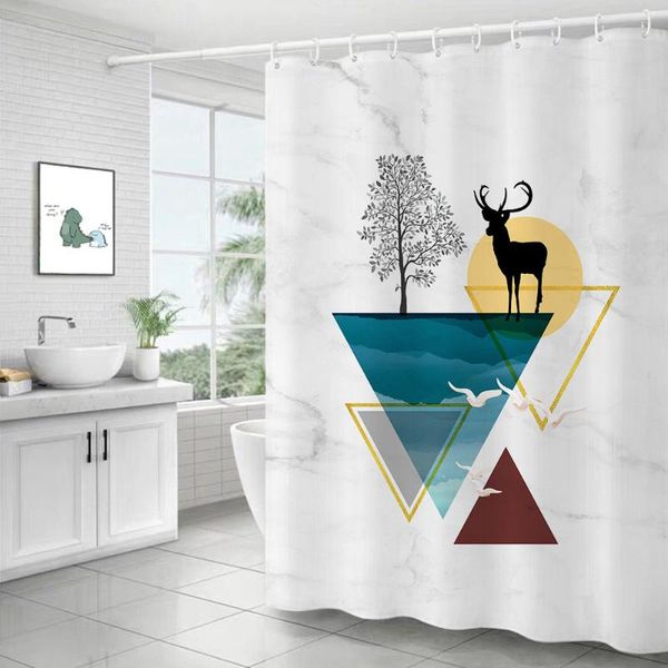 shower curtains bathroom curtain creative geometry waterproof fabric 100% polyester
shower curtains bathroom curtain creative geometry waterproof fabric 100% polyester