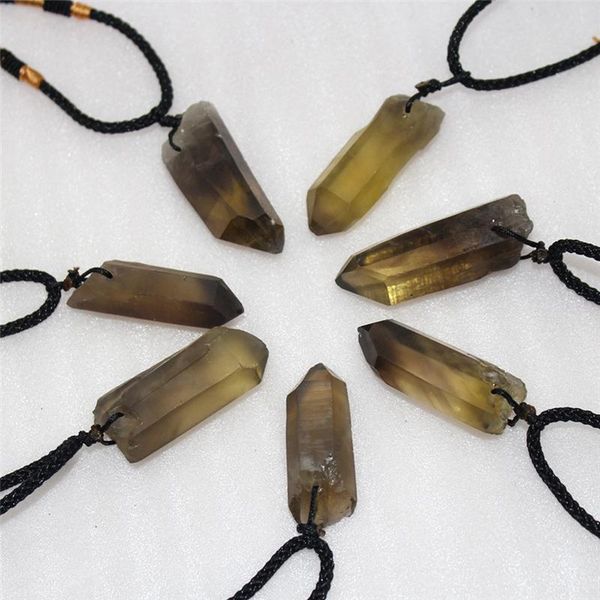 pendant necklaces pinksee 1 piece random irregular natural crystal quartz stone braid rope necklace retro chakras healing jewelry, Silver
pendant necklaces pinksee 1 piece random irregular natural crystal quartz stone braid rope necklace retro chakras healing jewelry, Silver