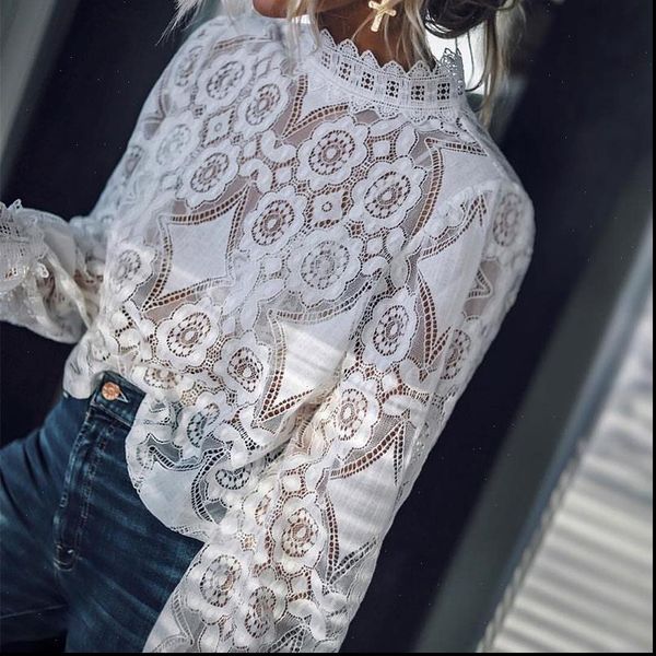 white lace crochet transparent womens blouse lantern sleeve hollow out stand collar 2019 summer womens blouses and
white lace crochet transparent womens blouse lantern sleeve hollow out stand collar 2019 summer womens blouses and