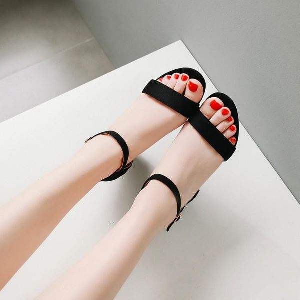 plus size 9 11 12 high heels sandals women shoes woman summer ladies a word with a fish mouth toe thick heel, Black
plus size 9 11 12 high heels sandals women shoes woman summer ladies a word with a fish mouth toe thick heel, Black