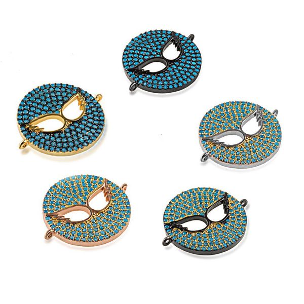 diy jewelry making turquoise cz micro pave mask charm emoji pendant with double hook, Bronze;silver
diy jewelry making turquoise cz micro pave mask charm emoji pendant with double hook, Bronze;silver