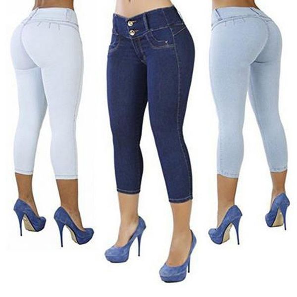 women's jeans women 2021 fashion solid color bag hip slim casual sevent pants ripped for 632# s-3xl, Blue
women's jeans women 2021 fashion solid color bag hip slim casual sevent pants ripped for 632# s-3xl, Blue