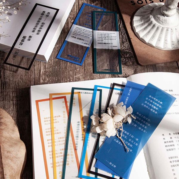 bookmark fabiano 5pcs/pack pet transparent bookmarks for school office decoration page-marker student stationery
bookmark fabiano 5pcs/pack pet transparent bookmarks for school office decoration page-marker student stationery